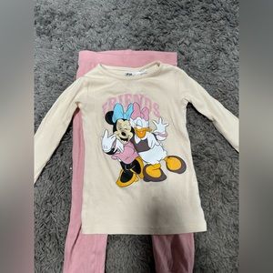 H&M Disney Minnie & Daisy PJ’s 4Y Girl